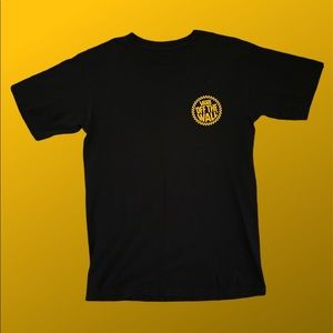 Vans | “Off The Wall” Yellow Logo T-shirt Small |